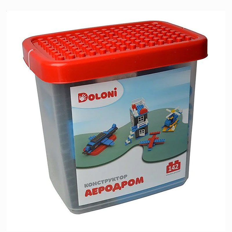 Конструктор Doloni Аеродром, 142 елементи, від 3 років (013888/33)